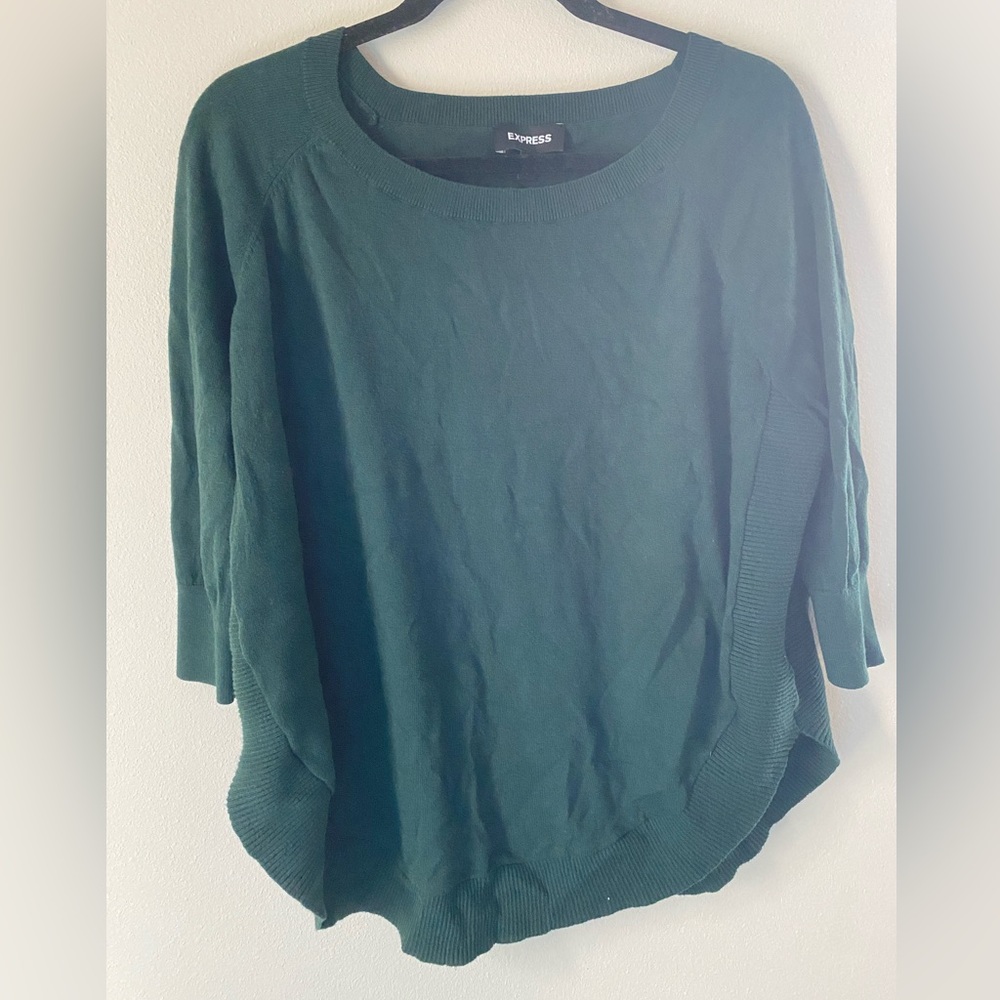 Express Dark Green Sweater